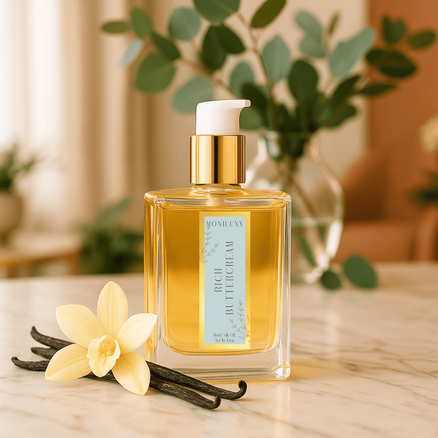 Rich Buttercream Body Silk Oil - Moniluxx