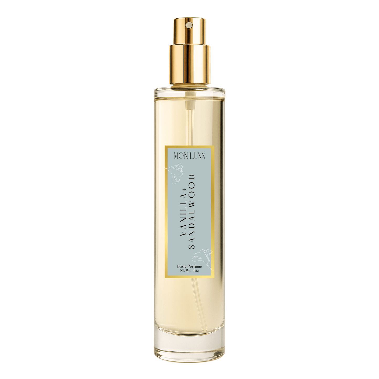 Vanilla+Sandalwood Body Perfume - Moniluxx