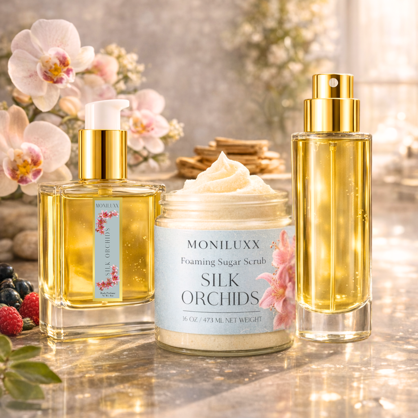 Silk Orchids Body Silk Oil