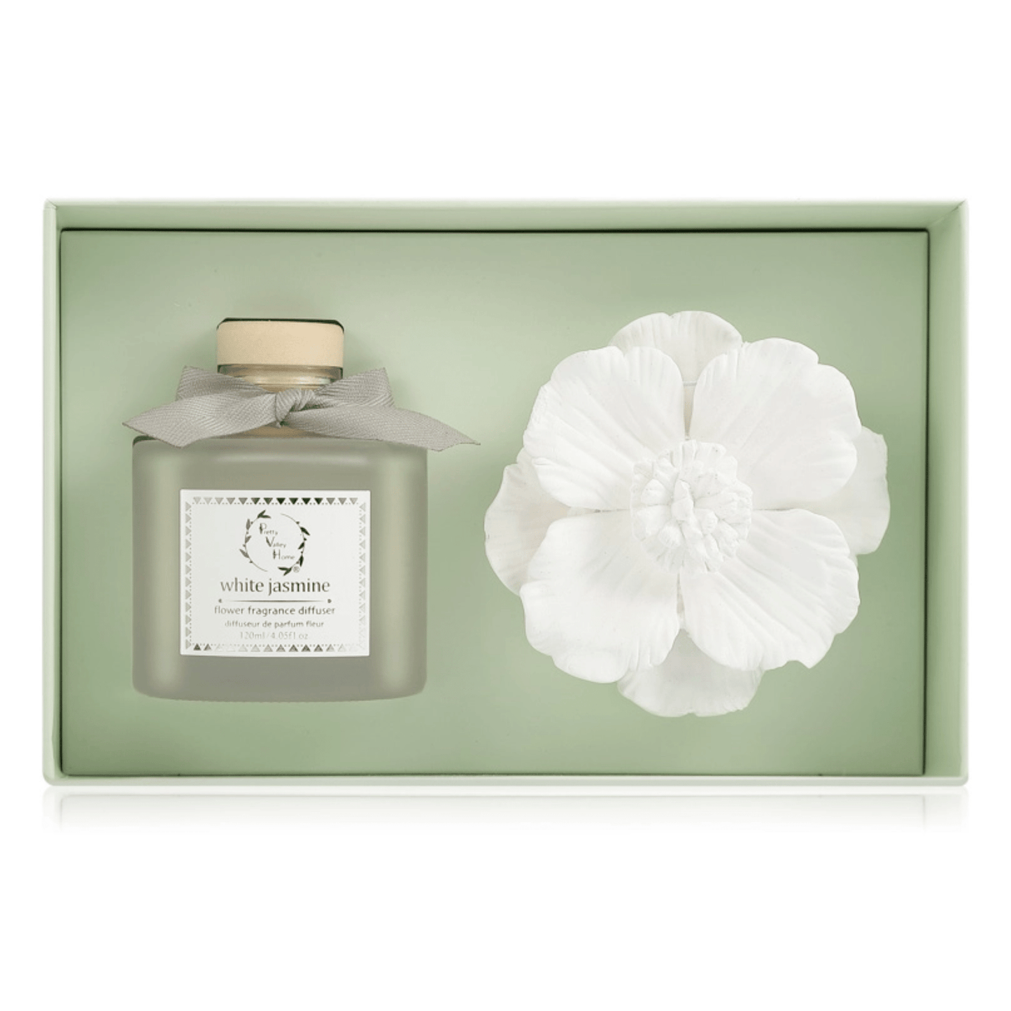 White Jasmine | Ceramic Flower Diffuser - Moniluxx