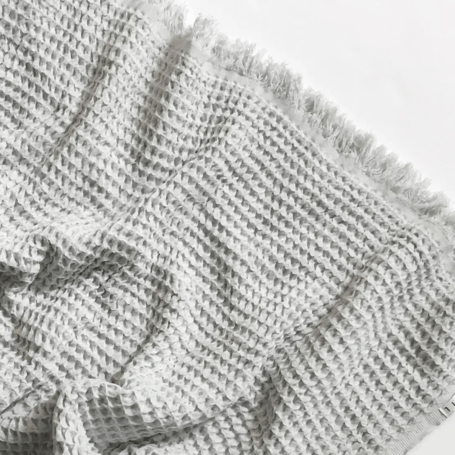 Soft Waffle Throw | Gray - Moniluxx