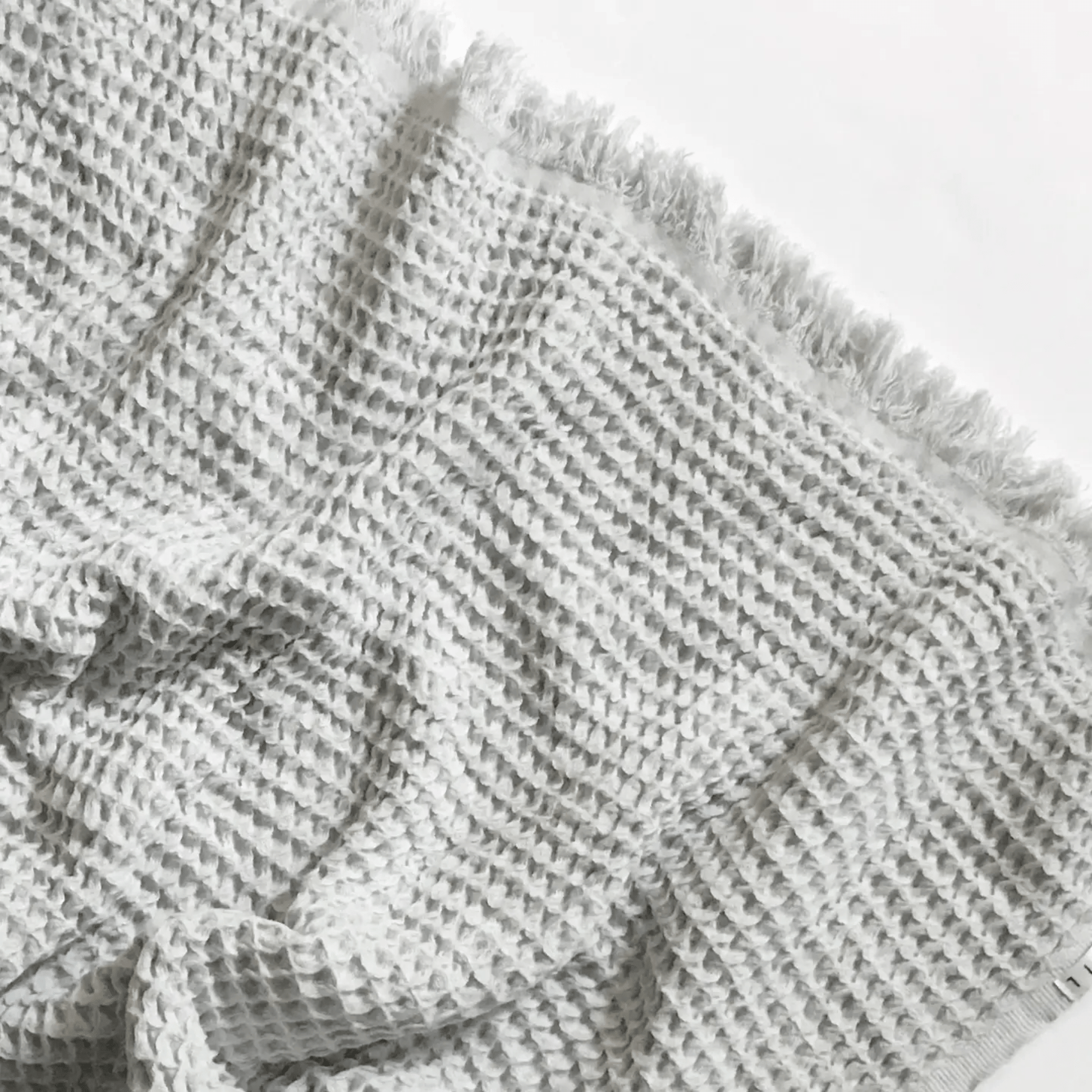 Soft Waffle Throw | Gray - Moniluxx