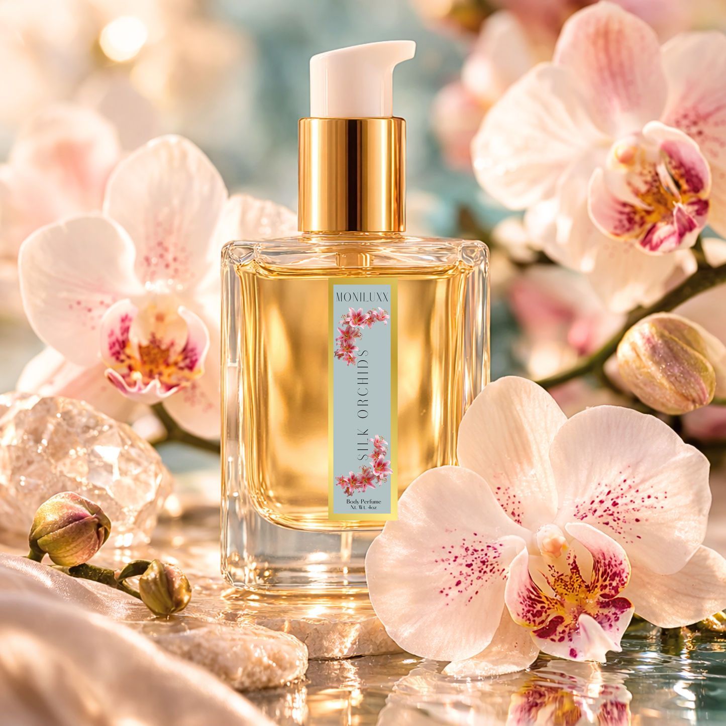 Silk Orchids Body Silk Oil