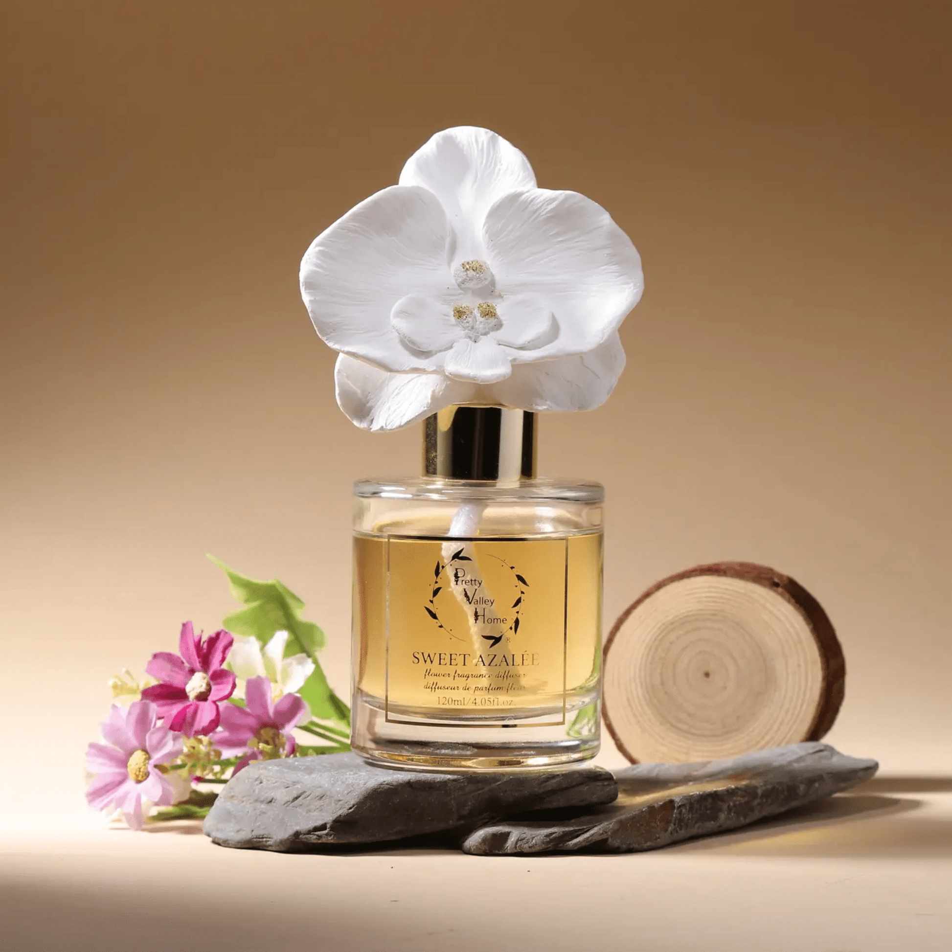 Sweet Azalee | Ceramic Flower Diffuser - Moniluxx
