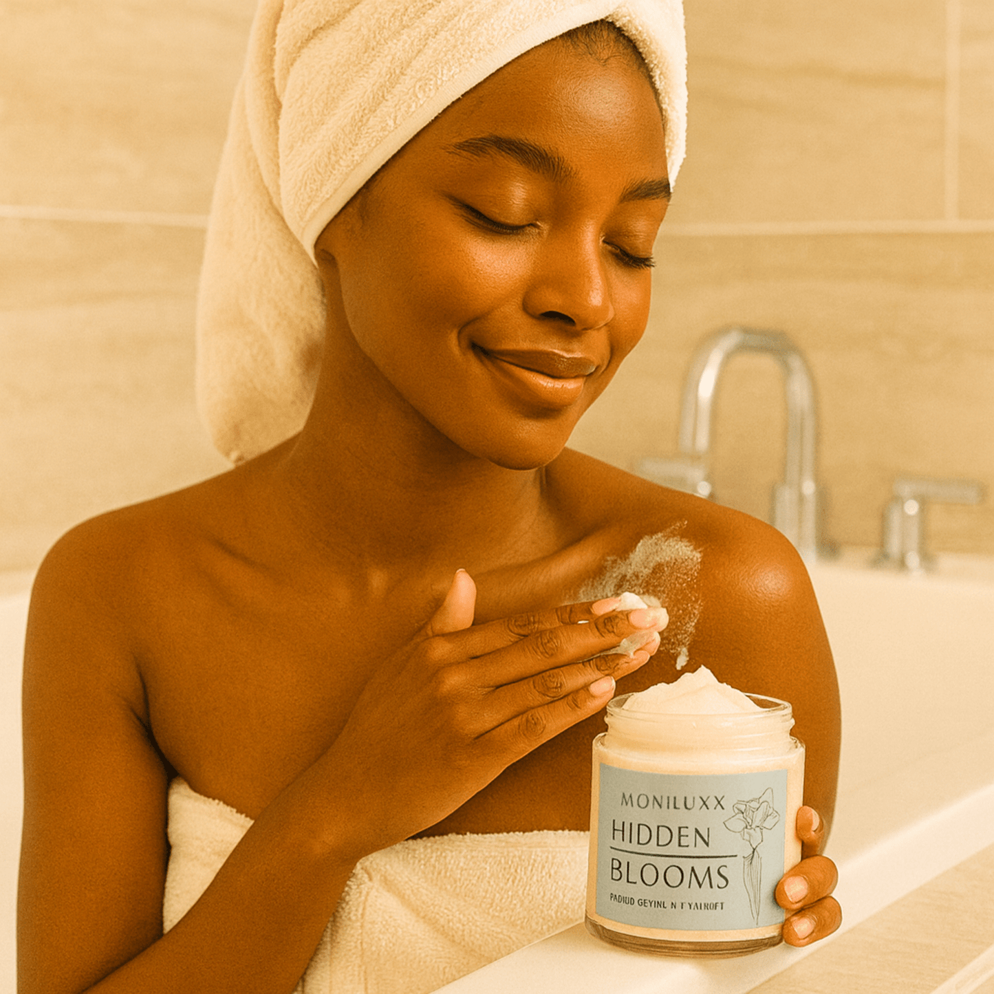 Hidden Blooms Foaming Sugar Scrub - Moniluxx